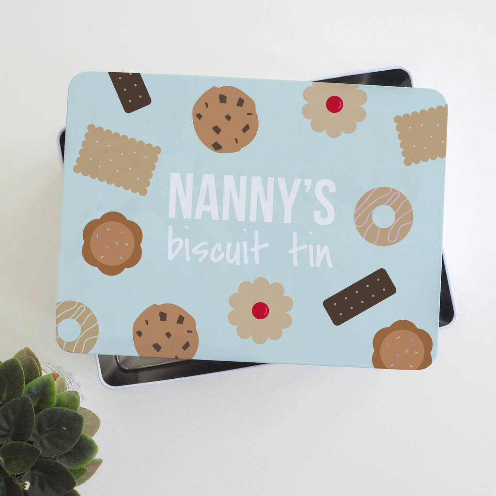 Personalised Biscuit Storage Tin