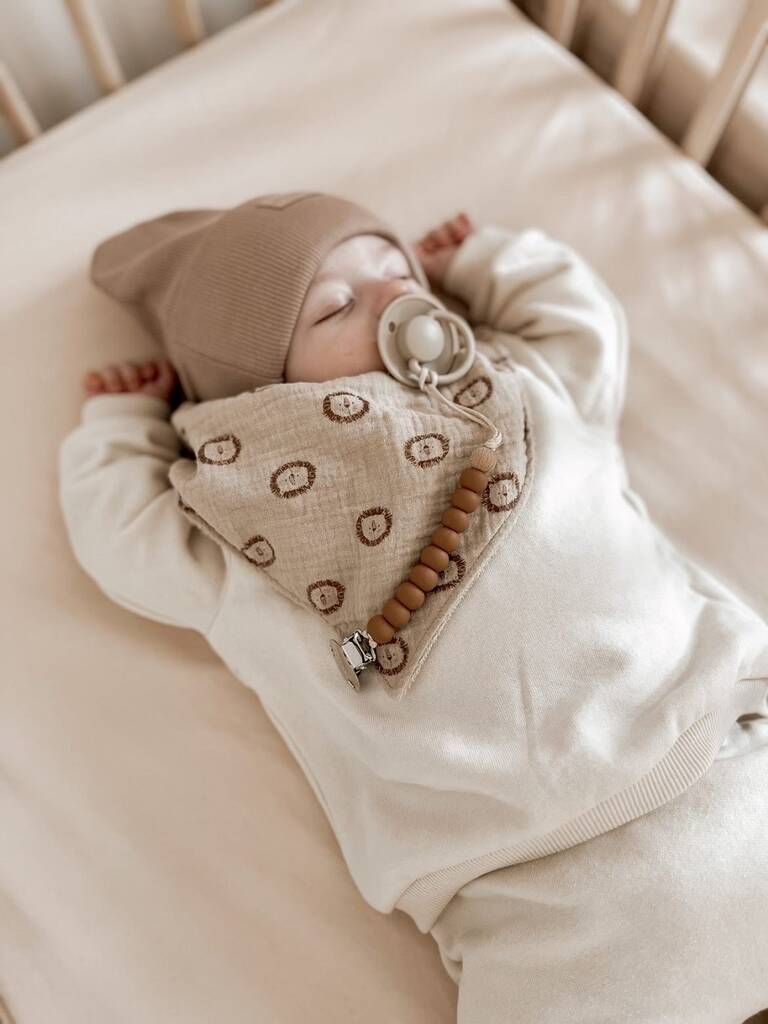 Almond Dummy Soother Pacifier Clip Baby Gift