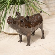 Chi-Africa Recycled Metal Pig Sculpture