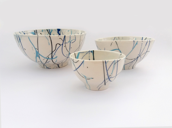 Our Doodle Bug Range of porcelain bowls