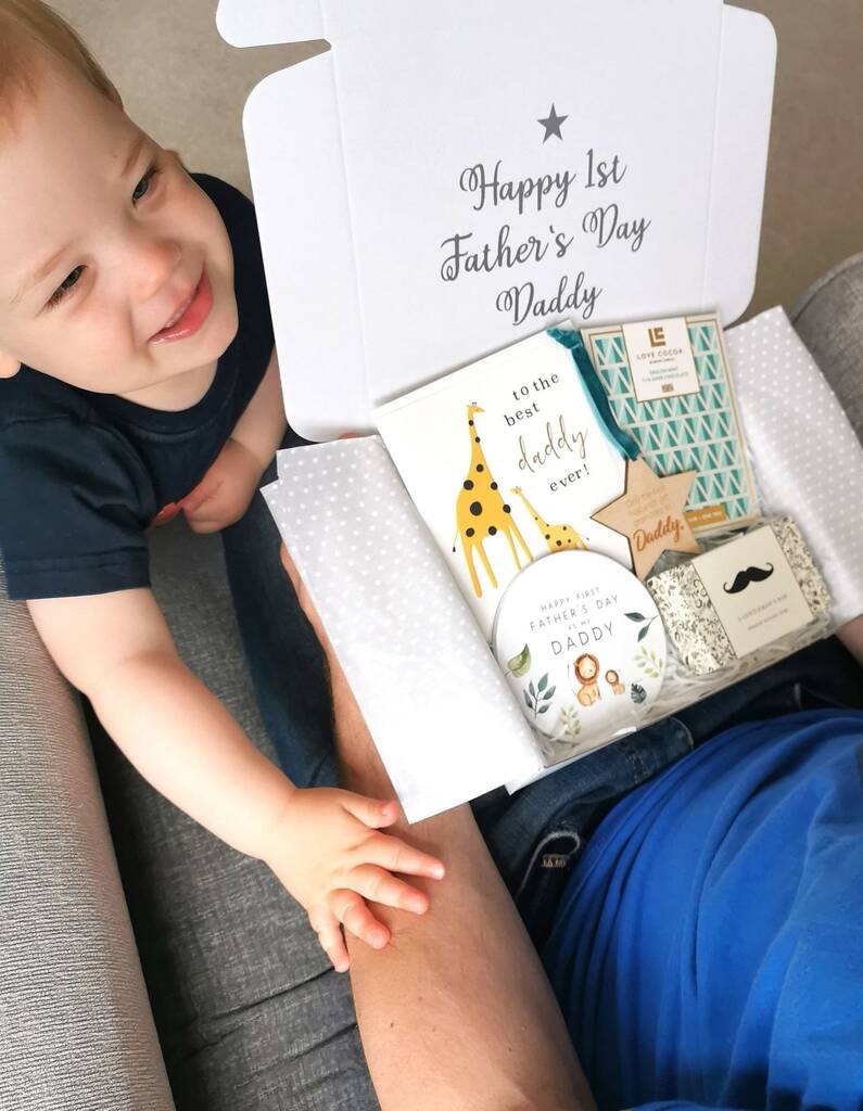 Happy 1st Father's Day Gift Box To My Daddy