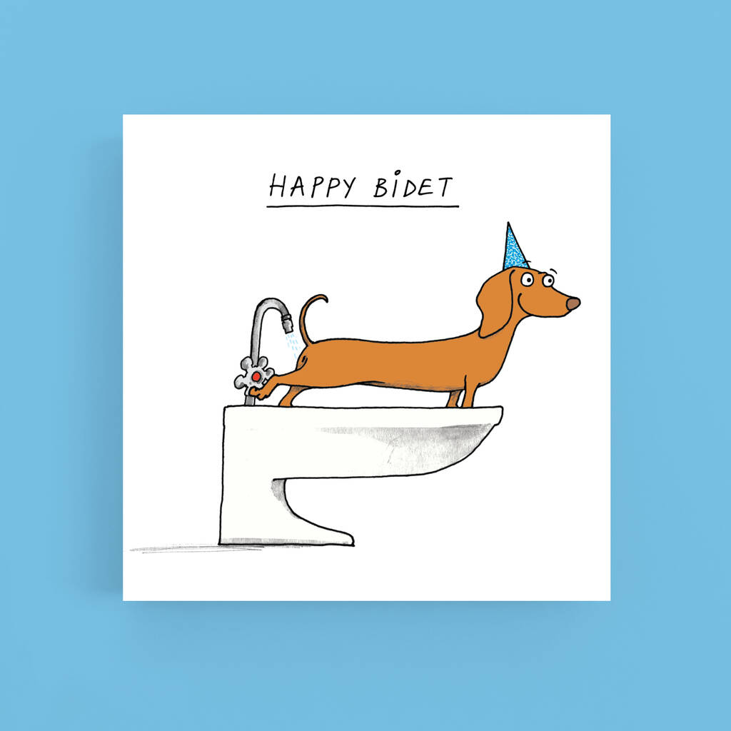 cardinky 'Happy Bidet' Card | 