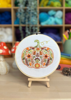 Pumpkin Embroidery Sampler