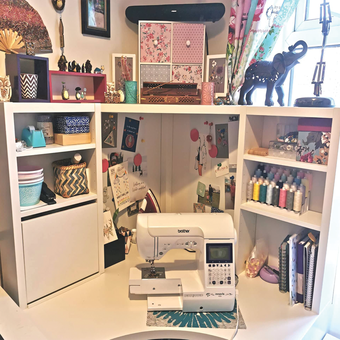 Welcome to Poppy's Patches HQ in all it's glory (and organised chaos!)....