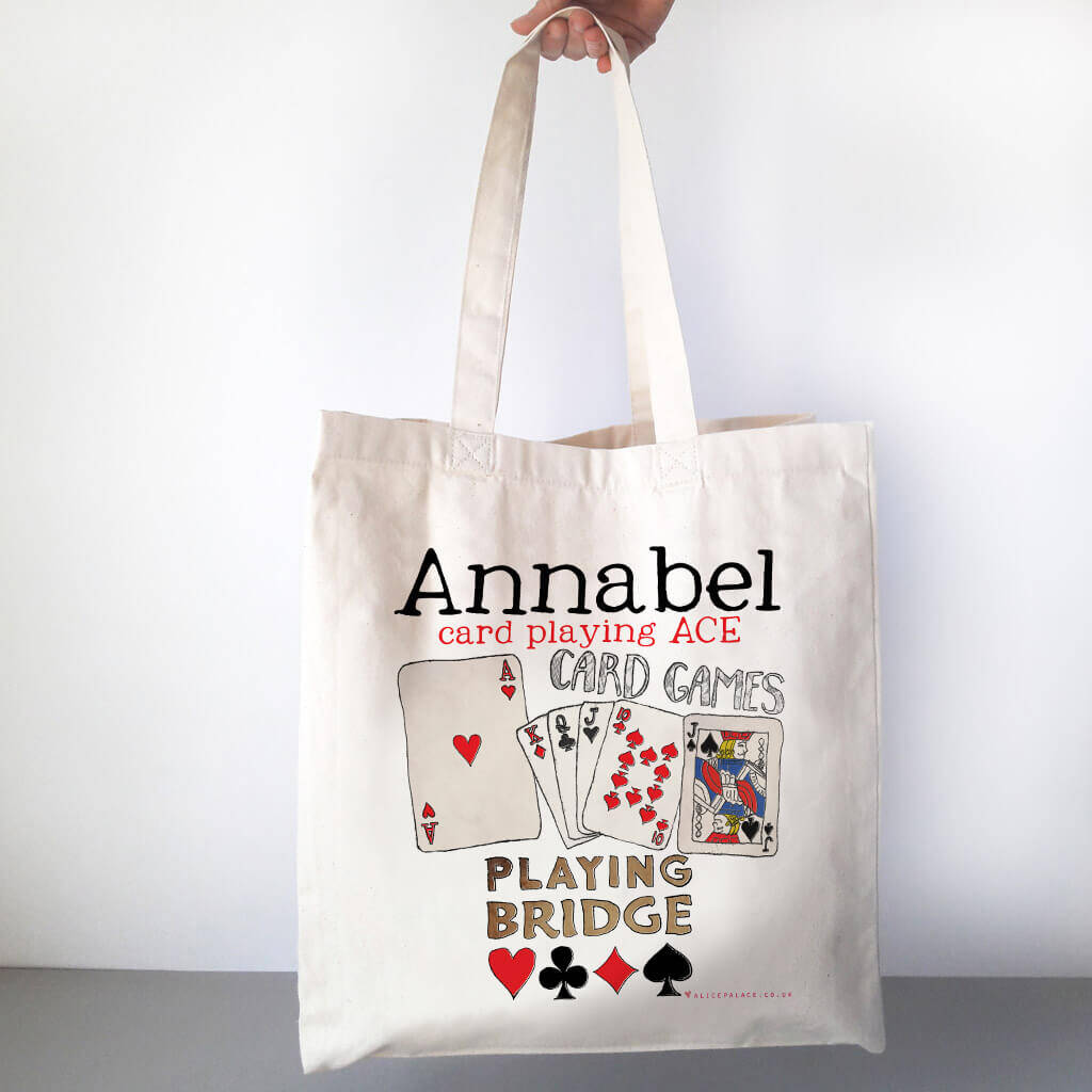 Personalised Card Games Bag