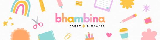 Bhambina Party and Crafts Banner