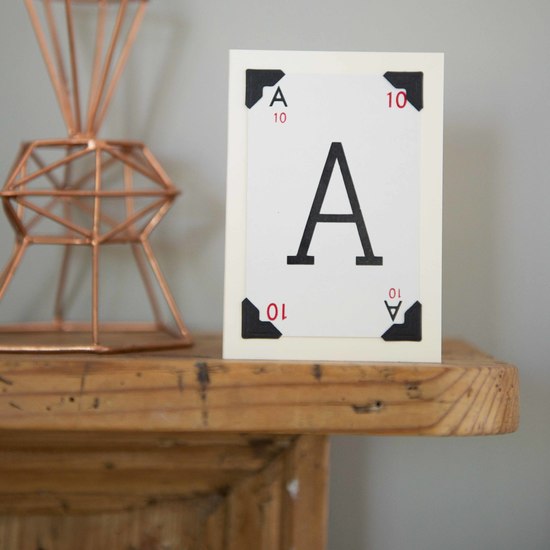 Alphabet card