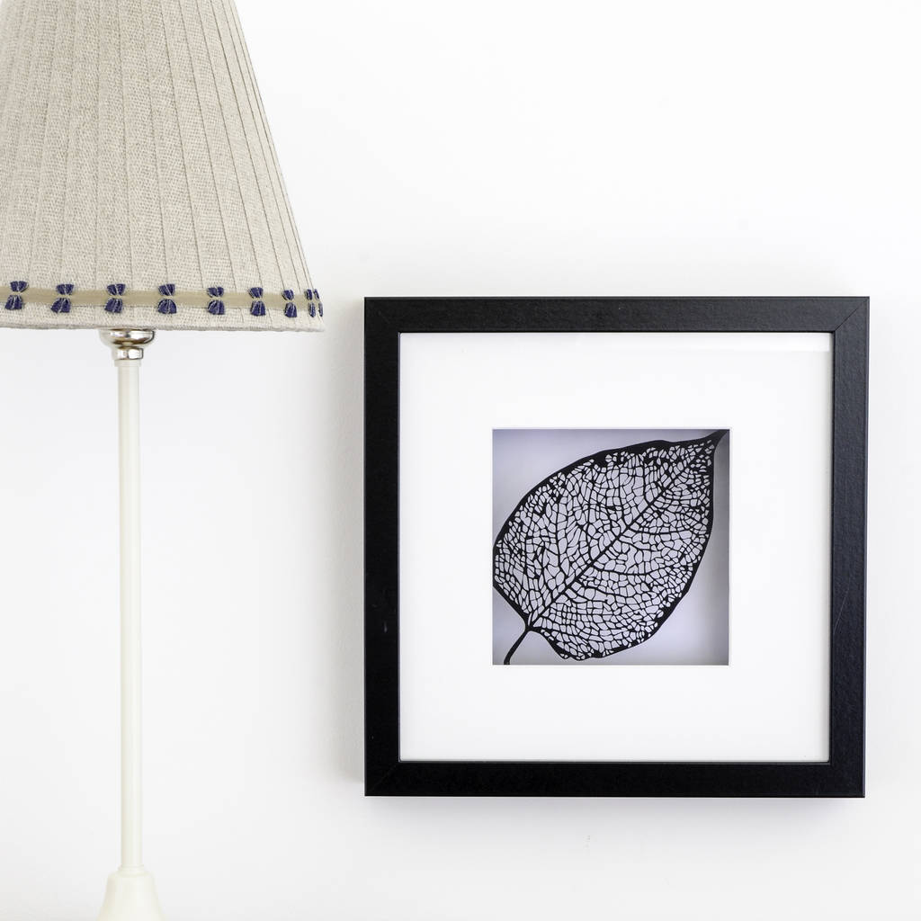 Framed Paper Cut Leaf Artwork | Artwork | Framed |