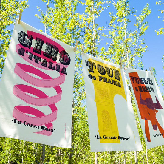 Set of Cycling Grand Tour T-Towels