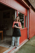 Image of Kirsty Hall outside her studio at The Hive. 