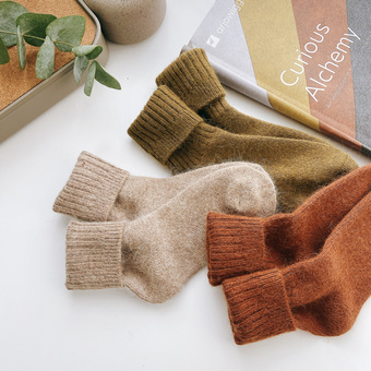 Cozy Angora Wool Socks