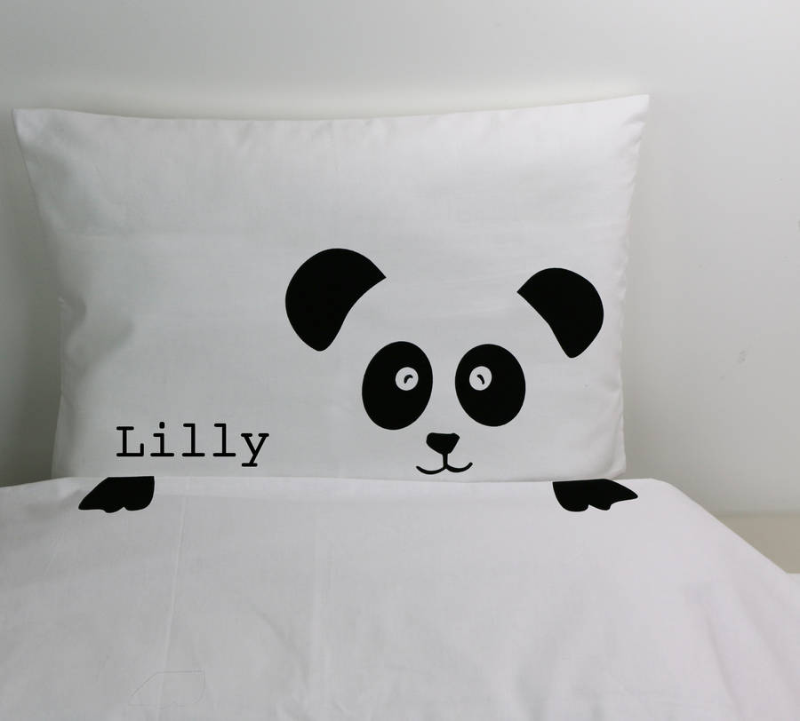 panda bedding by holubolu