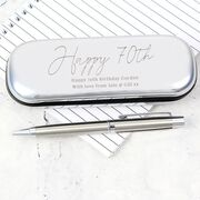 Our popular personalised pen case with pen