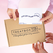 you get treats today, passing a letterbox gift treatbox