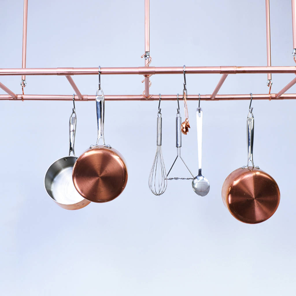 Hanging Pot And Pan Ladder Rack  