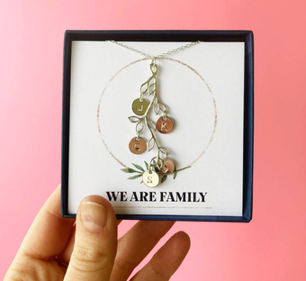 Personalised Family Tree Necklace
