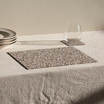 Beach Clean Rectangle Placemats and Square Coasters