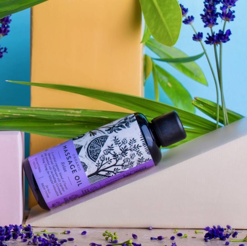 Relax Organic Massage Oil