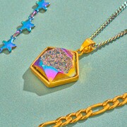 onlychild quartz crystal necklace