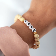 Personalised Love Beaded Bracelet