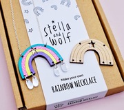 Make your own rainbow necklace kit 