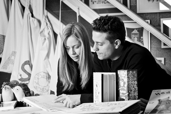 Lucy and Steve work together to develop ideas into gorgeous products. 