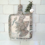 Canvas bag map of Scotland Ancient Map on a strong cotton canvas bag
