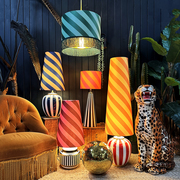 Helter Skelter Striped Lampshades