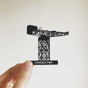 Glasgow miniature paper cut