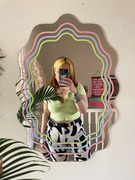 big wavy funky mirror 