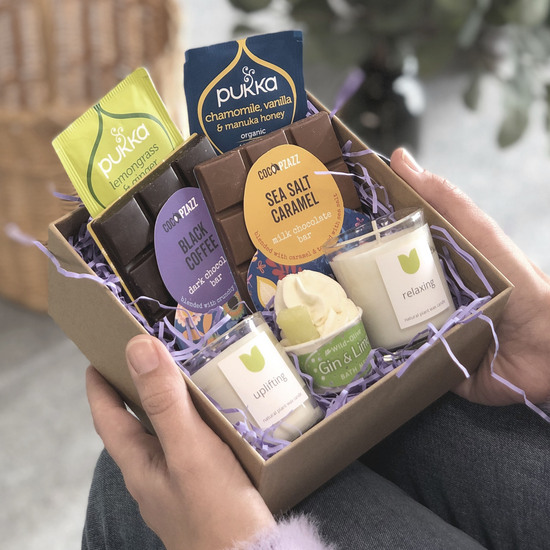 Natural Gift Sets containing a selection of hand picked ethical products thoughtfully put together by a small team in the heart of the Wiltshire countryside. 