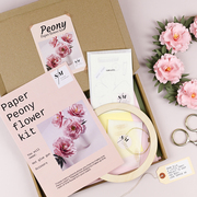 Paper Peony craft kit