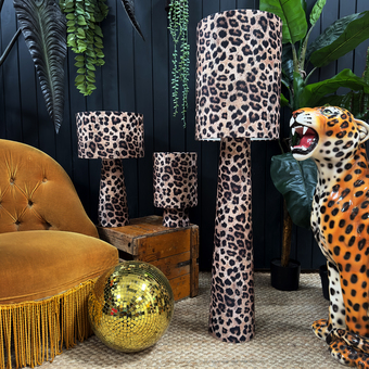 Jaguar Print Portable Lamps