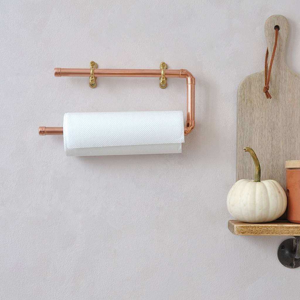 Copper Kitchen Towel Rail  
