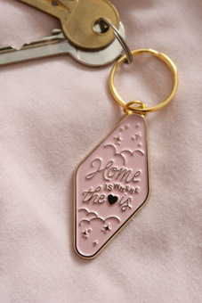 Home is where the heart is Key Chain