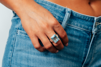 Large Topaz Ring