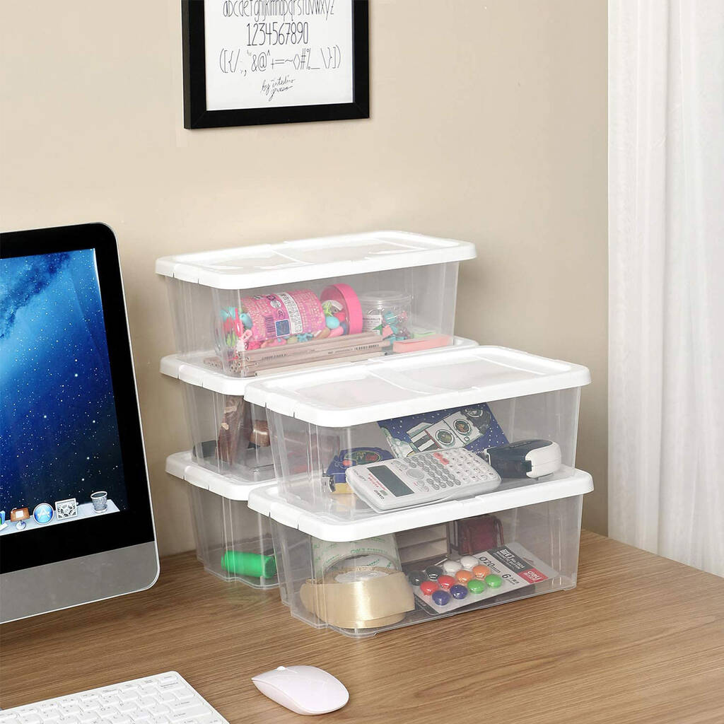 Eight Set Transparent Versatile Storage Shoe Boxes