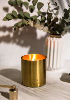 Pure Brass therapeutic candle