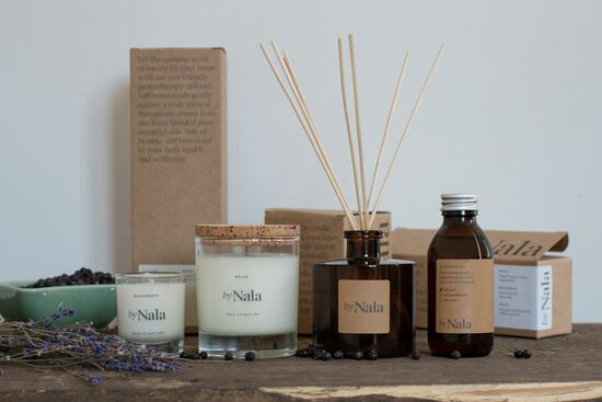 By Nala aromatherapy candles and diffusers 