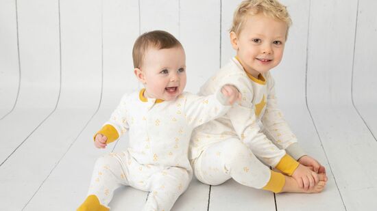 Baby sleepsuit and child pyjamas organic cotton