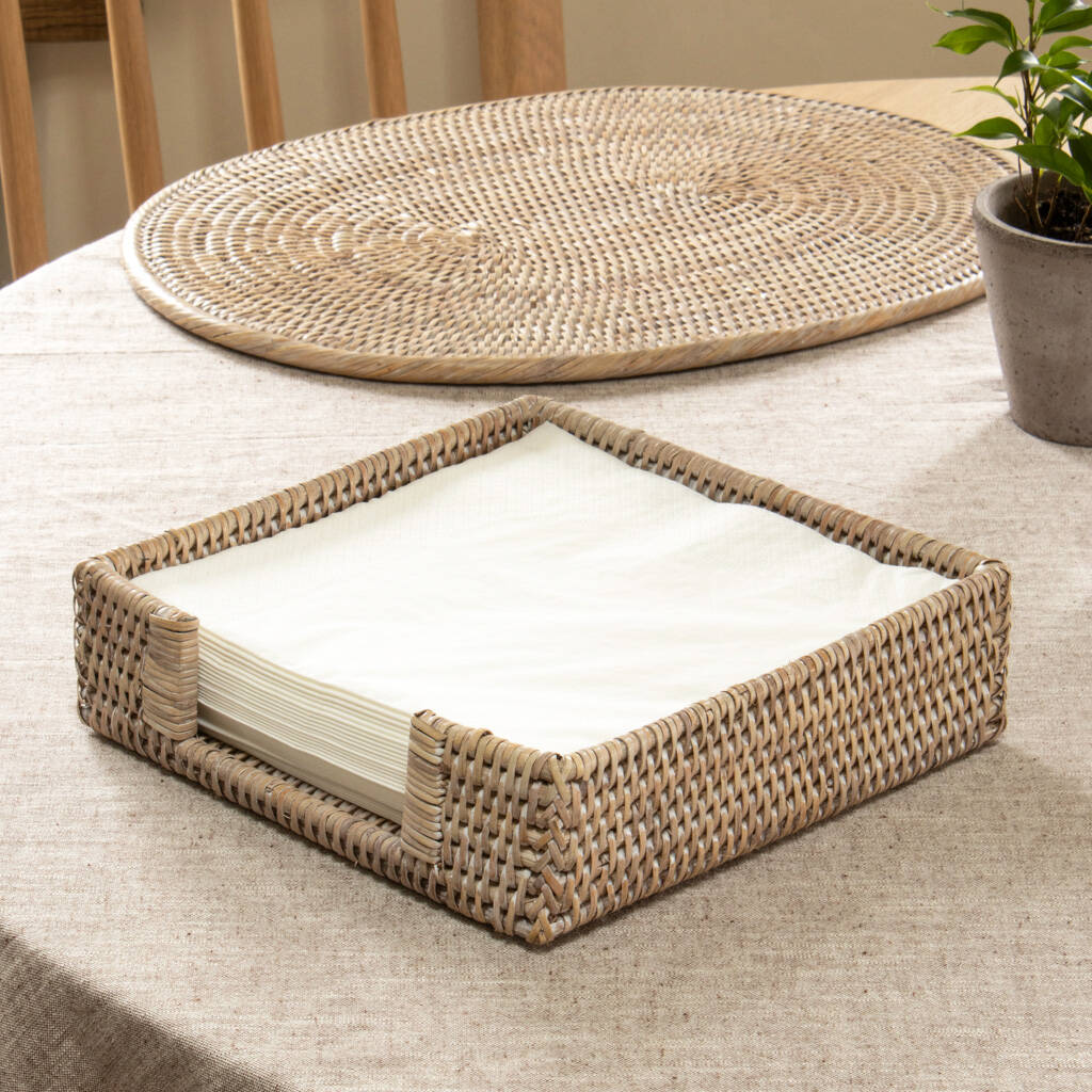 Marbury Rattan Napkin Holder