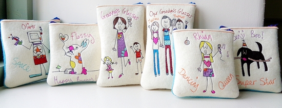 Personalised purses and glasses cases