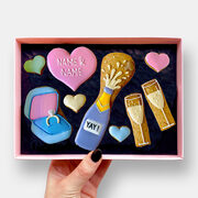 PERSONALISED YAY! ENGAGEMENT LETTERBOX COOKIES