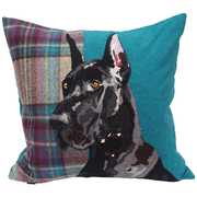 Personalised pet portrait cushion