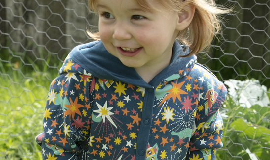Piccalilly Galaxy Childrens Playsuit