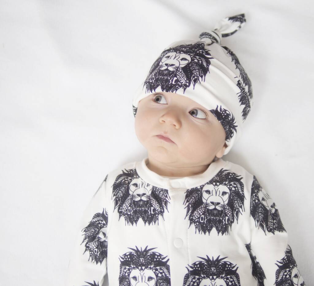 Organic Aztec Lion Toddler And Baby Romper