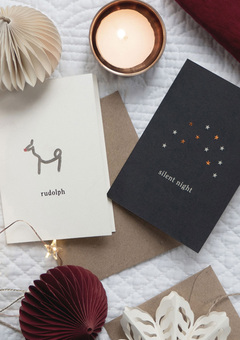 rudolph stars simply scandi greetings card pack 