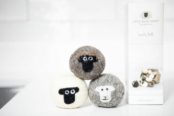 Sheep wool dryer balls