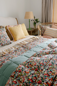 Bedding made with Liberty fabrics
