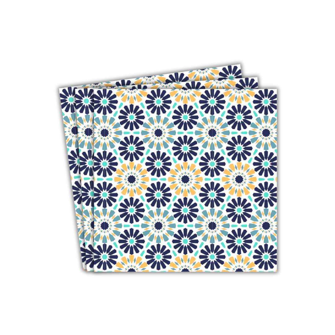 Marrakesh Party Paper Napkins 20pk Green